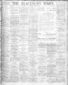 Blackburn Times Saturday 19 April 1913 Page 1
