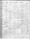 Blackburn Times Saturday 24 May 1913 Page 1