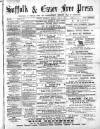 Suffolk and Essex Free Press Wednesday 24 June 1885 Page 1