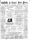 Suffolk and Essex Free Press Wednesday 16 January 1889 Page 1