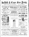 Suffolk and Essex Free Press Wednesday 29 October 1919 Page 1