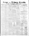 Grays & Tilbury Gazette, and Southend Telegraph Saturday 04 November 1899 Page 1