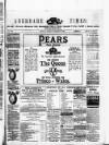 Aberdare Times Saturday 24 September 1892 Page 1