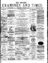 Midland Examiner and Times Wednesday 31 January 1877 Page 1