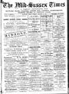 Mid Sussex Times Tuesday 16 January 1883 Page 1