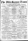Mid Sussex Times Tuesday 30 October 1883 Page 1