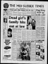 Mid Sussex Times Friday 29 October 1982 Page 1