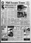 Mid Sussex Times Friday 24 August 1984 Page 1