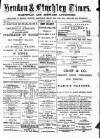 Hendon & Finchley Times Saturday 26 April 1879 Page 1