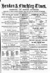 Hendon & Finchley Times Saturday 11 December 1880 Page 1