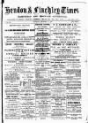Hendon & Finchley Times Saturday 23 December 1882 Page 1