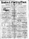 Hendon & Finchley Times Saturday 27 January 1883 Page 1