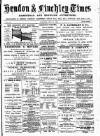 Hendon & Finchley Times Saturday 19 May 1883 Page 1