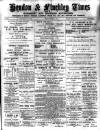 Hendon & Finchley Times Friday 07 August 1891 Page 1