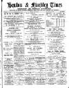 Hendon & Finchley Times Friday 26 July 1895 Page 1