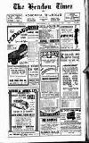 Hendon & Finchley Times Friday 03 September 1937 Page 1