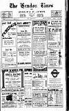 Hendon & Finchley Times Friday 29 October 1937 Page 1