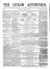 Ludlow Advertiser Saturday 12 April 1862 Page 1