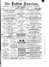 Ludlow Advertiser Saturday 01 February 1890 Page 1