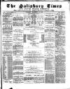 The Salisbury Times Saturday 24 November 1883 Page 1