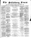 The Salisbury Times Saturday 01 November 1884 Page 1