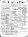 The Salisbury Times Saturday 21 March 1891 Page 1