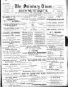 The Salisbury Times Friday 18 November 1898 Page 1