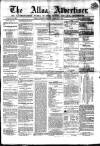 Alloa Advertiser Saturday 17 February 1855 Page 1