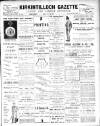 Kirkintilloch Gazette Friday 27 March 1914 Page 1