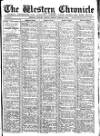 Western Chronicle Friday 21 March 1919 Page 1