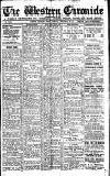 Western Chronicle Friday 30 September 1921 Page 1