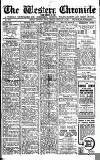 Western Chronicle Friday 10 February 1922 Page 1