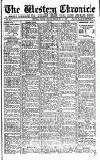 Western Chronicle Friday 19 May 1922 Page 1
