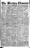 Western Chronicle Friday 01 September 1922 Page 1
