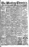 Western Chronicle Friday 03 November 1922 Page 1
