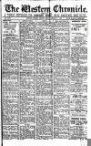 Western Chronicle Friday 09 February 1923 Page 1