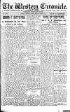 Western Chronicle Friday 14 March 1924 Page 1