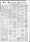 Nuneaton Advertiser Saturday 03 November 1894 Page 1