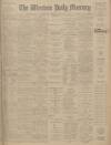 Western Daily Mercury Thursday 25 January 1912 Page 1
