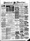 Pontefract Advertiser Saturday 30 November 1889 Page 1