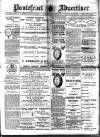 Pontefract Advertiser Saturday 21 November 1891 Page 1