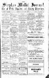 Shepton Mallet Journal Friday 23 June 1916 Page 1