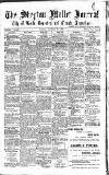 Shepton Mallet Journal Friday 24 October 1919 Page 1