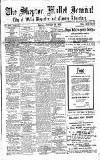 Shepton Mallet Journal Friday 30 January 1920 Page 1
