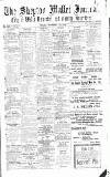 Shepton Mallet Journal Friday 18 November 1921 Page 1