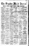 Shepton Mallet Journal Friday 25 August 1922 Page 1