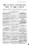 Buxton Advertiser Friday 21 September 1855 Page 1