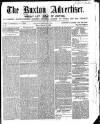 Buxton Advertiser Friday 18 January 1856 Page 1