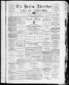 Buxton Advertiser Saturday 27 January 1883 Page 1