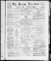 Buxton Advertiser Wednesday 01 August 1883 Page 1